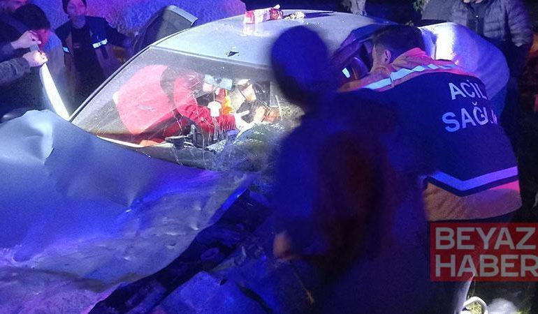 Muş’ta otomobil takla attı: 1 ölü, 3 yaralı