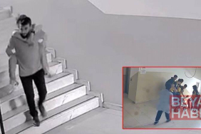 Okulun asansörü arızalandı, müdür yardımcısı bedensel engelli öğrencisini sırtında taşıdı; o anlar kamerada