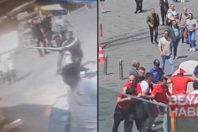 Taksim’de kazmayla esnafa saldırdılar; tekme tokat dayak yediler