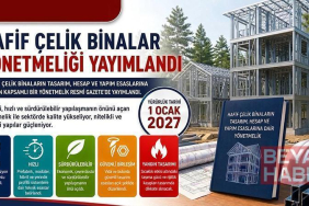 Bakanlıktan hafif çelik binalar yönetmeliği