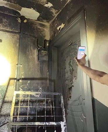 Avcılar’da binada çıkan yangın doğal gaz sayacına sıçradı; vanayı kapatan komşu faciayı önledi