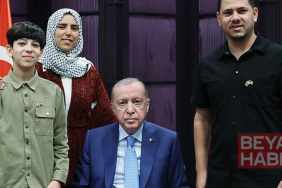 Cumhurbaşkanı Erdoğan, Gazzeli Ebu Cezer ve ailesini kabul etti