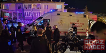 Otomobilin çarptığı yaya yaralandı