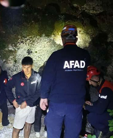 Şelale bölgesinde kaybolan 4 genç sağ bulundu