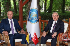 Bakan Güler, Bosna-Hersek Savunma Bakanı Helez ile görüştü