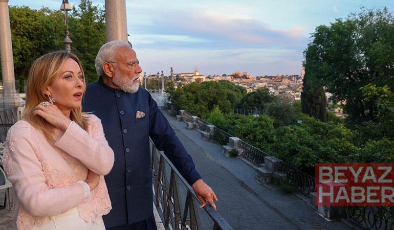 Hindistan Başbakanı Modi, İtalyan mevkidaşı Meloni ile görüştü