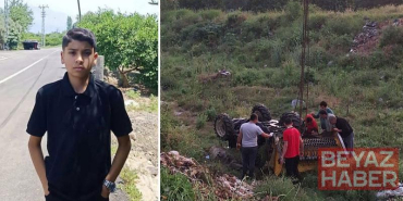 Devrilen traktörün altında yaşamını yitirdi