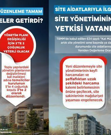 Bakan Kurum: Hazine taşınmazlarında yüzde 10 peşin 5 yıl faizsiz taksit imkanı getirdik