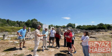 Cruise turistlerinin yeni rotası Stratonikeia oldu
