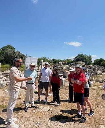 Cruise turistlerinin yeni rotası Stratonikeia oldu