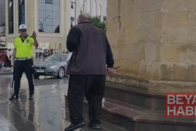 Saat Kulesi önünde bıçakla taşkınlık çıkaran şüpheli gözaltına alındı