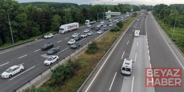 Anadolu Otoyolu’nun Düzce geçişinde bayram trafiği