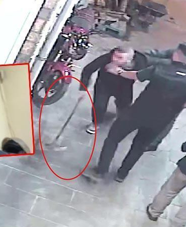 Yıkandı dedikleri çeki tahsil etmek isteyen grup, olumsuz cevap veren fırıncıyı darbetti