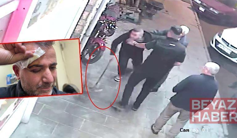 Yıkandı dedikleri çeki tahsil etmek isteyen grup, olumsuz cevap veren fırıncıyı darbetti