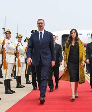 Sırbistan Cumhurbaşkanı Aleksandar Vucic, Çin’de