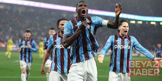 Trabzonspor’da Onuachu, Sörloth’u geride bıraktı