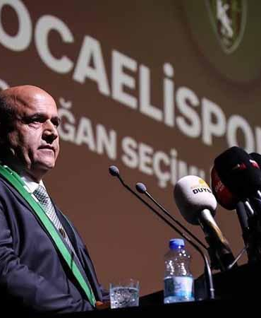 Recep Durul, yeniden Kocaelispor başkanlığına seçildi
