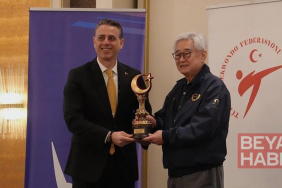 Dünya Taekwondo Federasyonu Başkanı Chungwon Choue İstanbul’da