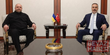 Bakan Fidan, Ukrayna Ulusal Güvenlik ve Savunma Konseyi Sekreteri Rustem Umerov ile görüştü