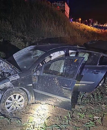 Batman’da otomobil şarampole devrildi: 4 yaralı