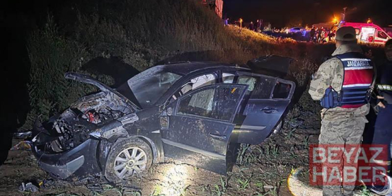 Batman’da otomobil şarampole devrildi: 4 yaralı