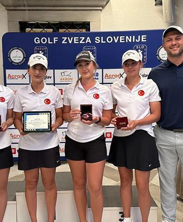 Milli golfçülerden Slovenya’da 1 altın, 1 gümüş madalya