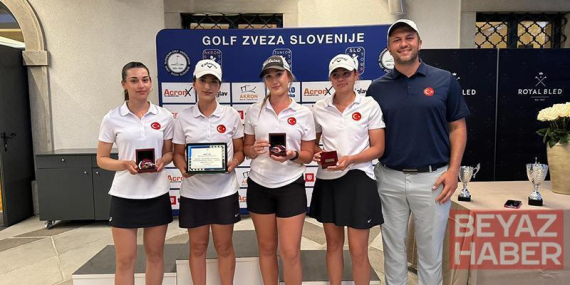 Milli golfçülerden Slovenya’da 1 altın, 1 gümüş madalya