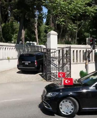 Cumhurbaşkanı Erdoğan, Karacaahmet Mezarlığı