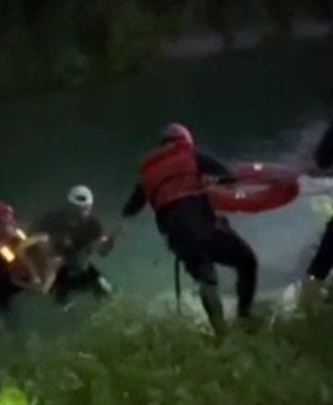Sulama kanalına düşen genç, itfaiye görevlisinin kalp masajıyla hayata döndürüldü