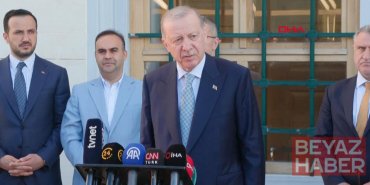 Cumhurbaşkanı Erdoğan, bayram namazını Büyük Çamlıca Camii