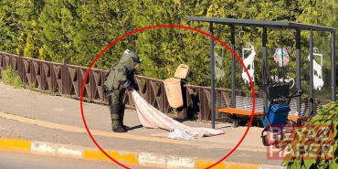 Tunceli’de fünye ile patlatılan poşetten battaniye çıktı