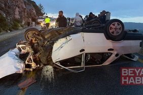 Muğla’da otomobil takla attı: 5 yaralı
