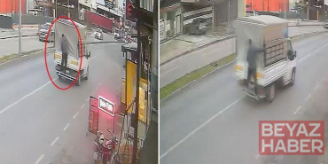 Kamyonetin kasasından 40 kilo et çaldı; o anlar kamerada