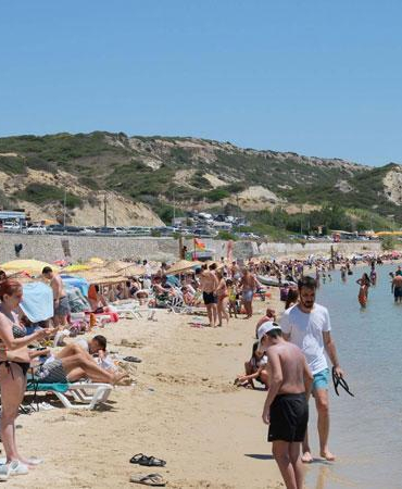 Bozcaada’da bayram tatilinde konaklama tesislerinin doluluk oranı yüzde 100