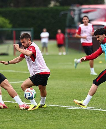 A Mili Futbol Takımı, iki günlük iznin ardından çalışmalara başladı