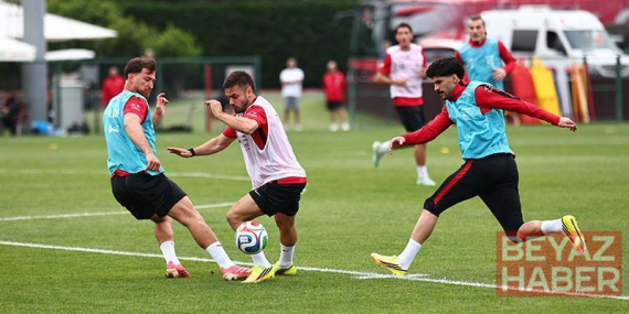 A Mili Futbol Takımı, iki günlük iznin ardından çalışmalara başladı