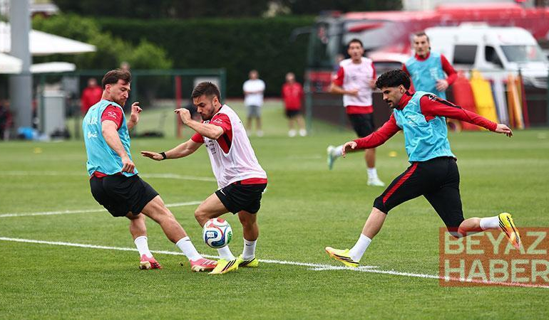 A Mili Futbol Takımı, iki günlük iznin ardından çalışmalara başladı