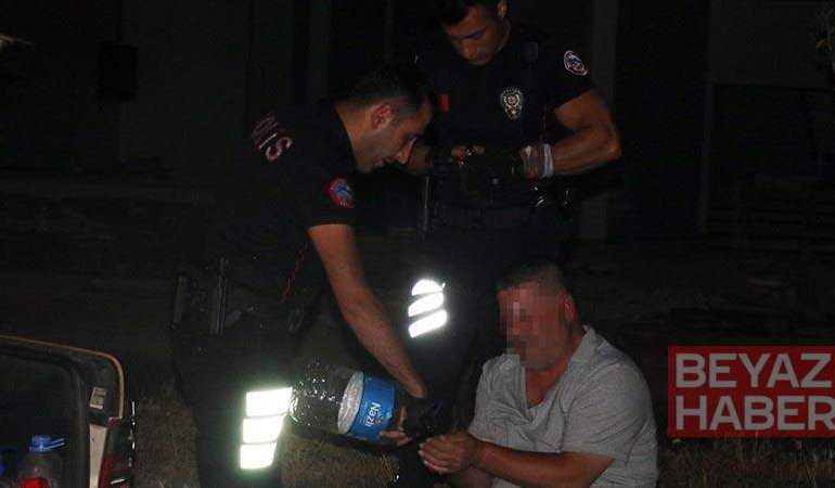 Ehliyetsiz sürücü polisten kaçtı, yakalanınca