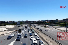Bayramın son gününde Çamlıca gişelerinde dönüş yoğunluğu