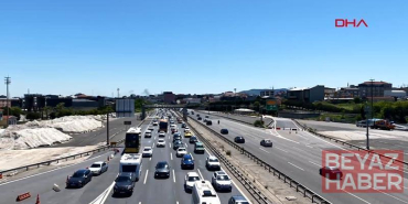 Bayramın son gününde Çamlıca gişelerinde dönüş yoğunluğu