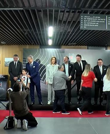 Beşiktaş’ta gelenekselleşen bayramlaşma töreni gerçekleştirildi