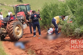Traktör kazasında baba ile oğul öldü
