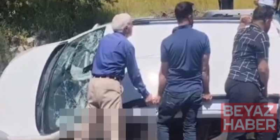 Hafif ticari araca silahlı saldırıda öldü, eşi ve oğlu yaralandı