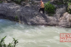 Serinlemek için girdiği çayda akıntıya kapılarak kayboldu