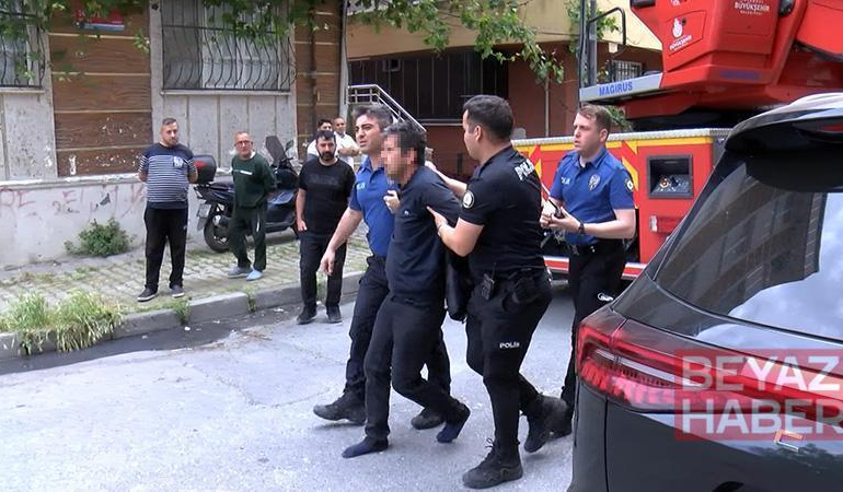 Sultangazi’de annesini rehin alan şüpheli ağabeyinin ihbarıyla yakalandı