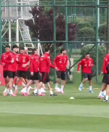 A Milli Takım, Kuzey Makedonya maçının hazırlıklarını tamamladı