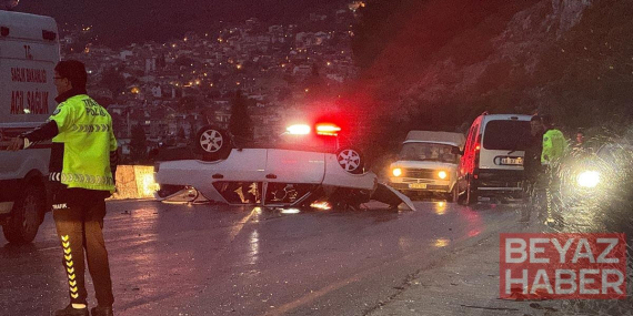 Muğla’da korkutan kaza: Takla atan otomobil uçuruma Mmtreler kala durdu