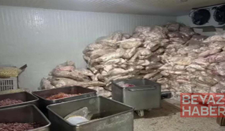 Görüntüler mide bulandırdı! Yakalanmasalar halka yedireceklerdi