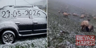 Yaz beklenirken kar geri geldi