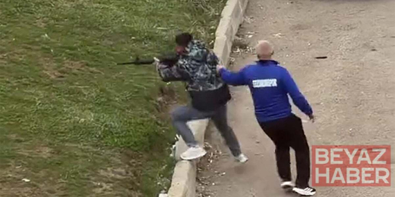 Sosyal medya hesabı açan eşine kızdı, kayınpederinin evini kurşunladı